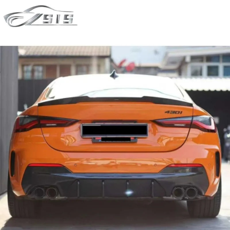 4 Series G22 G23 Carbon Fiber BodyKit Fit for FD Style Front Lip Side Skirt Rear Diffuser for 4 Series G22 G23