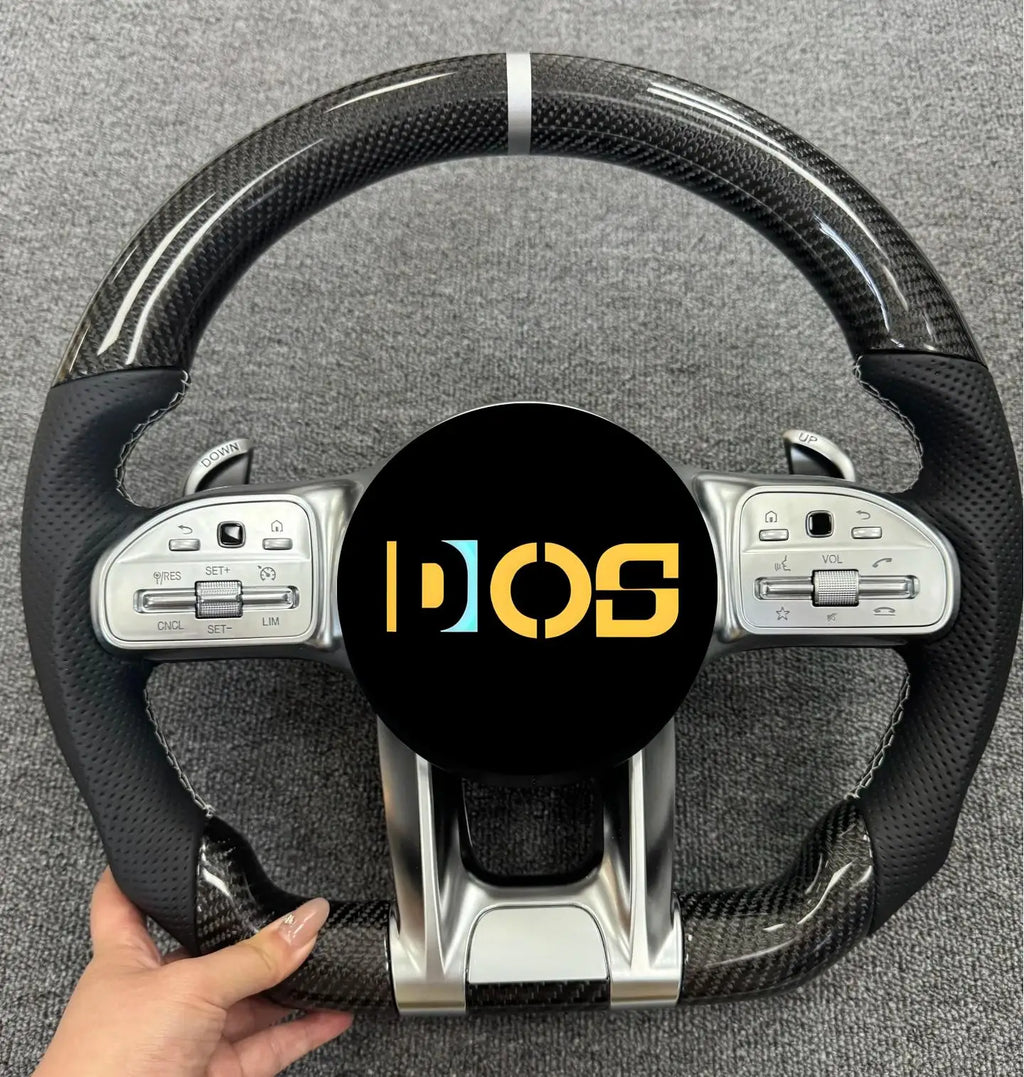 DOS  for Benz ML W166 GL X166 2013-2015 Forged Carbon Fiber Leather Performance Hot-Selling Wholesale Steering Wheel
