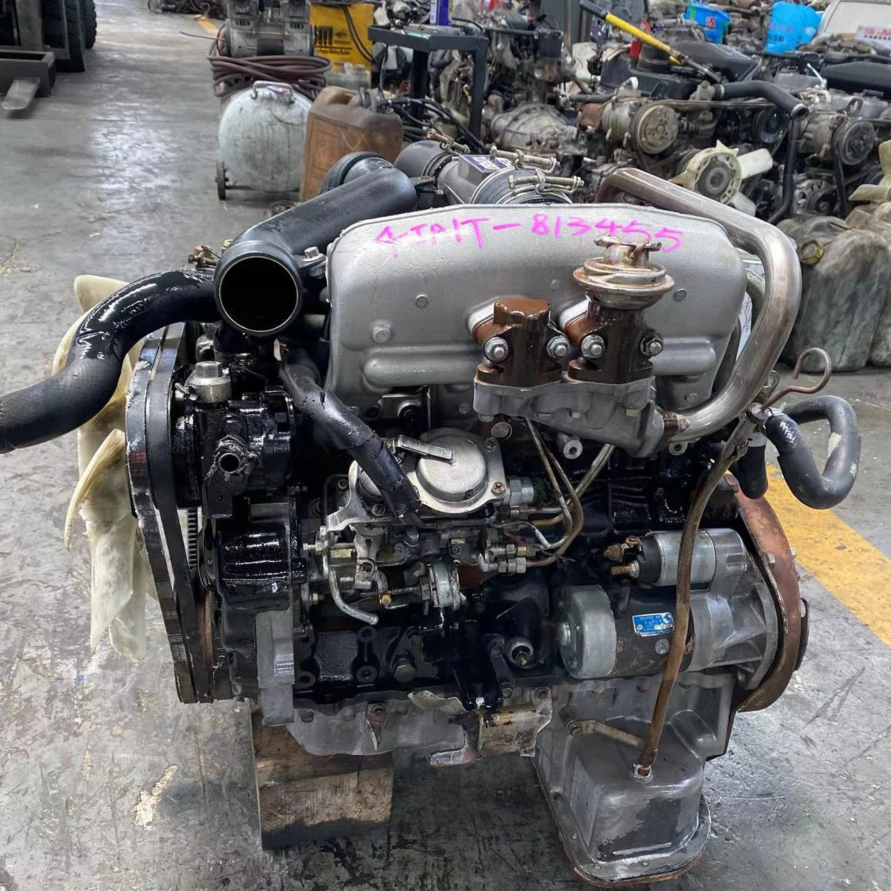 Original EA Brand 2.5T Turbocharged Diesel Engine Genuine 4JA1T for Used for Pick-up 1983-1993 with 3-Year Warranty