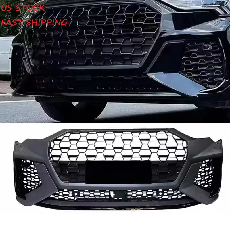 Auto BodyKit RSQ3 Bumper for Audi Q3 F3 RSQ3 Style Front Bumper With Grill 2020 2021 2022 2023