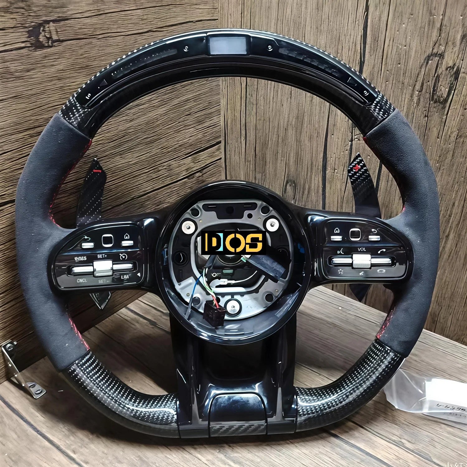 Hot-Selling Wholesale Steering Wheel for Mercedes ML W166 GL X166 2013-2015 Leather AMG Performance Steering Wheel