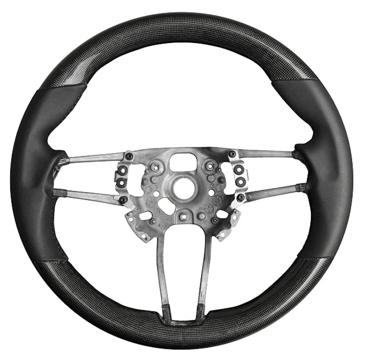 Upgrade Volant Full Leather Steering Wheel for Porsche Panamera Cayenne Taycan Macan Cayman 987 911 718 996 997 981 957 Models
