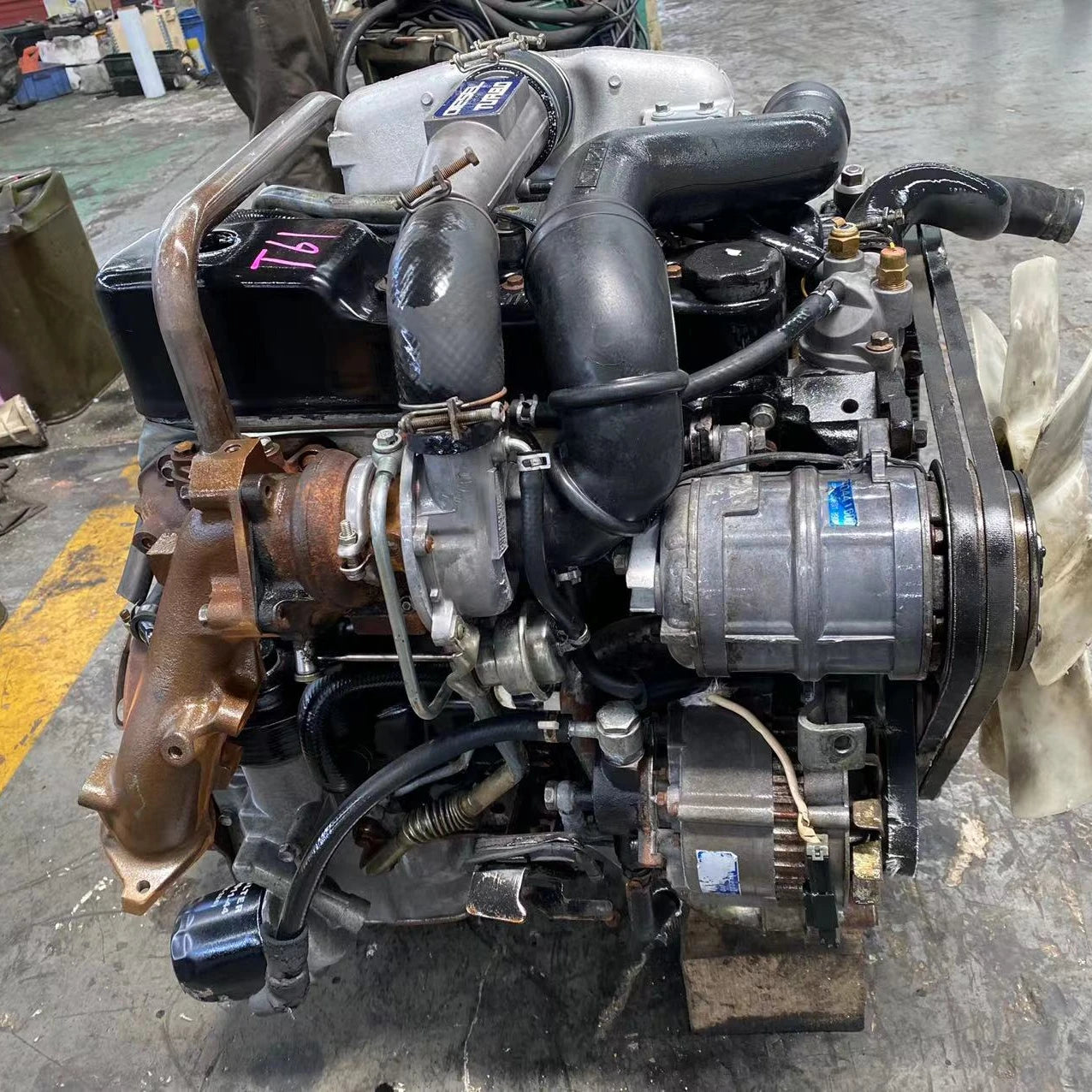 Original EA Brand 2.5T Turbocharged Diesel Engine Genuine 4JA1T for Used for Pick-up 1983-1993 with 3-Year Warranty