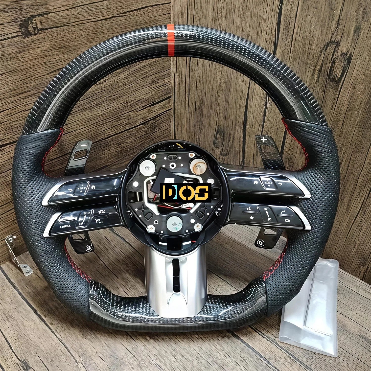 Hot-Selling Wholesale Steering Wheel for Mercedes ML W166 GL X166 2013-2015 Leather AMG Performance Steering Wheel