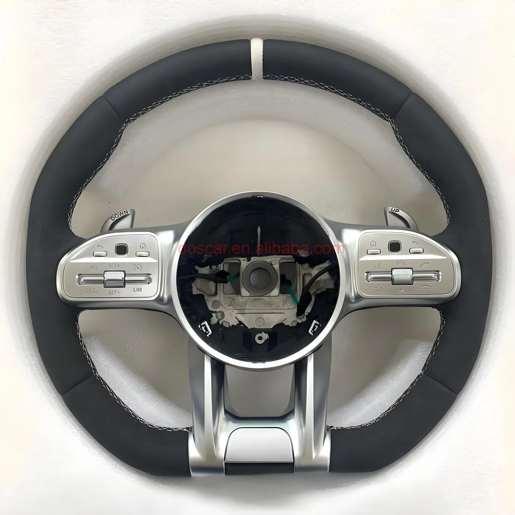 DOS Upgrade Leather Steering Wheel for Mercedes-Benz S Class W221 W222 S222 X156 W246 C217 W205 X117 C117 CLA45 G63 E63 AMG