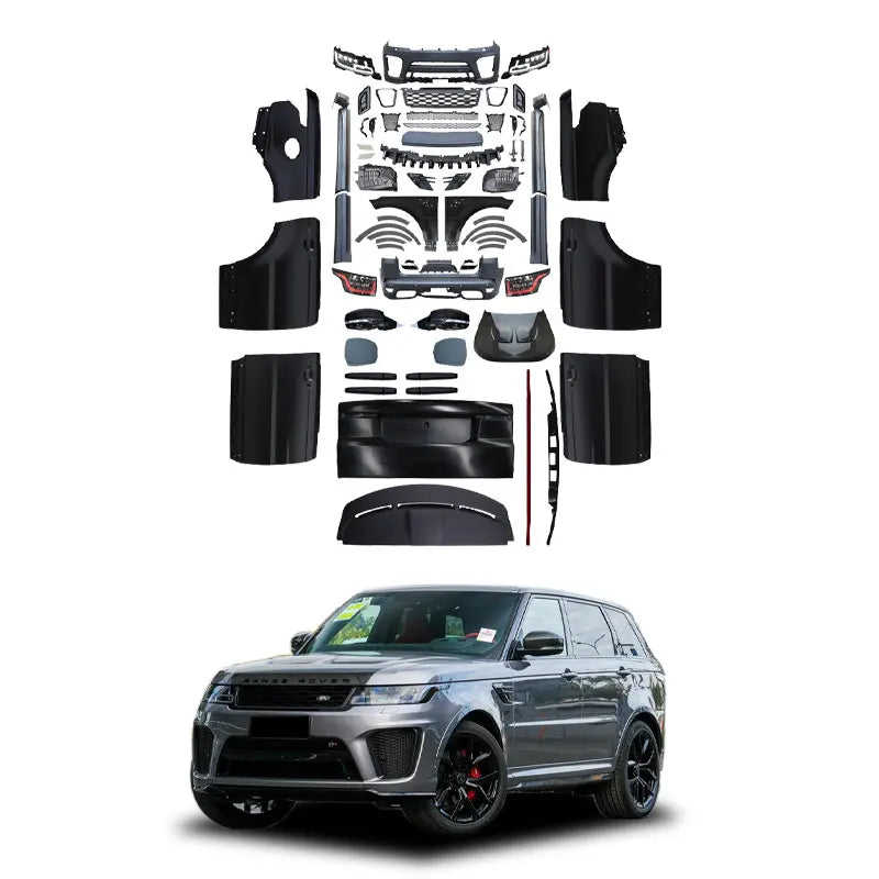 For 2005-2013 for Land Rover for Range Rover Sports SVR Exterior Upgrade Kit New Model Front Bumper Replacement in ABS Material