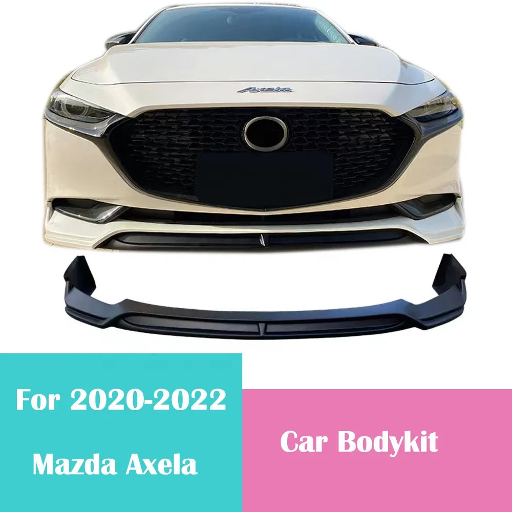 Car Bodykit for Mazda 3 Axela for 2020 2021 2022  MAZDA 3 Axela  Front Lip Rear Lip Sideskirts Plastic Material