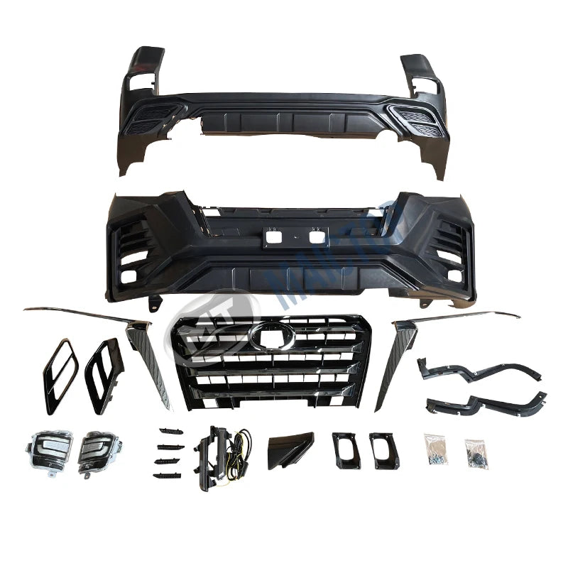 Maictop Car Modified Front Rear Bumper Body Kits for Land Cruiser Prado 150 2018-2021 Upgrade to Limgene Bodykit