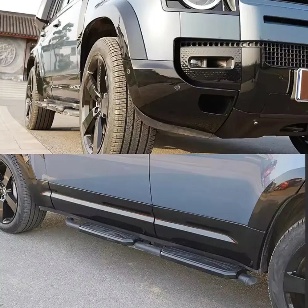 Car Decoration Part Black Edition BodyKit Door Side Skirts Vehicle Side Panel for Land Rover Defender 90 110