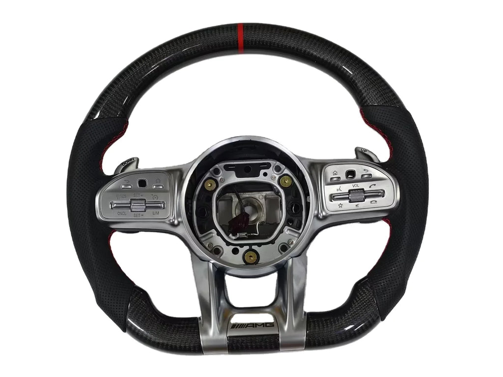 Hot-Selling Wholesale Steering Wheel for Mercedes ML W166 GL X166 2013-2015 Leather AMG Performance Steering Wheel
