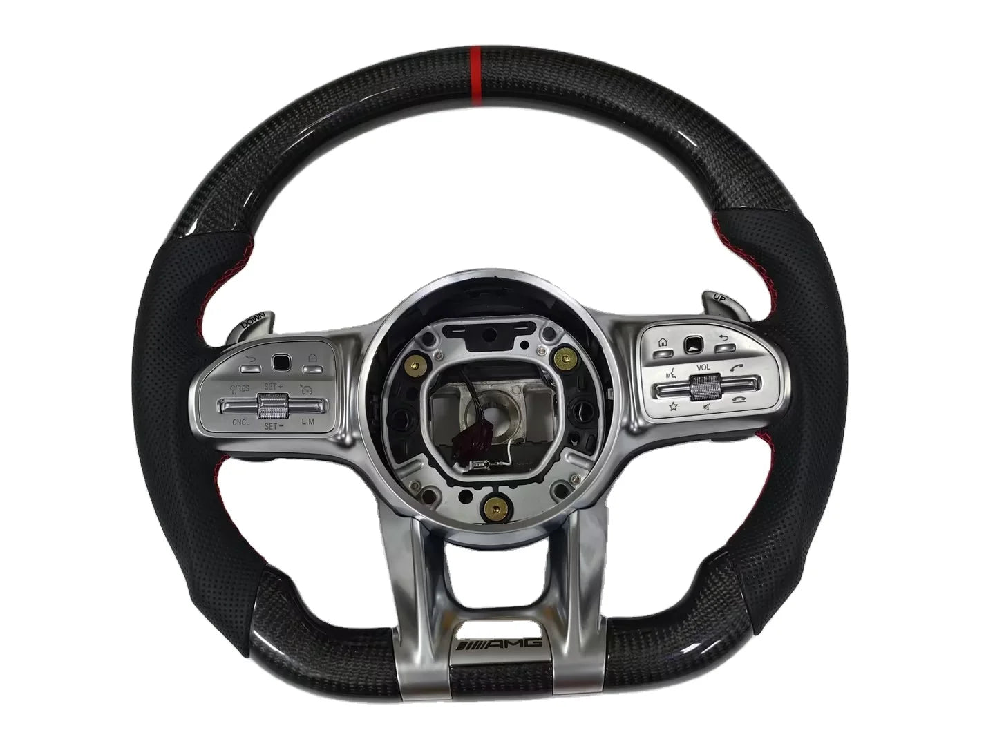 Hot-Selling Wholesale Steering Wheel for Mercedes ML W166 GL X166 2013-2015 Leather AMG Performance Steering Wheel