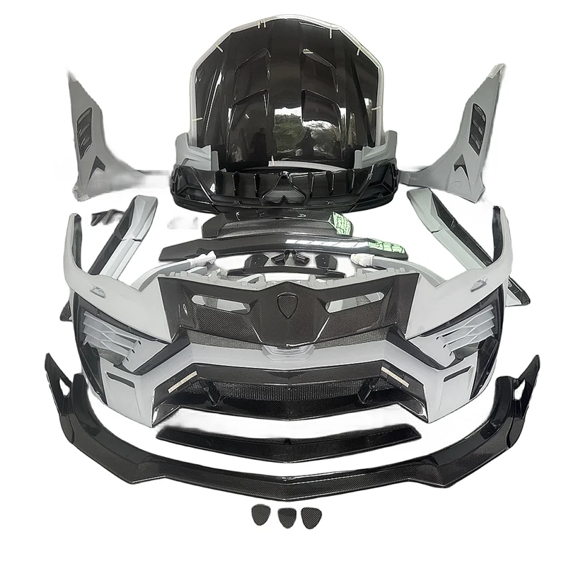 Perfect Fit M-shaped Dry Carbon Body Kit for Lambor Ghini Urus, Front and Rear Bumpers