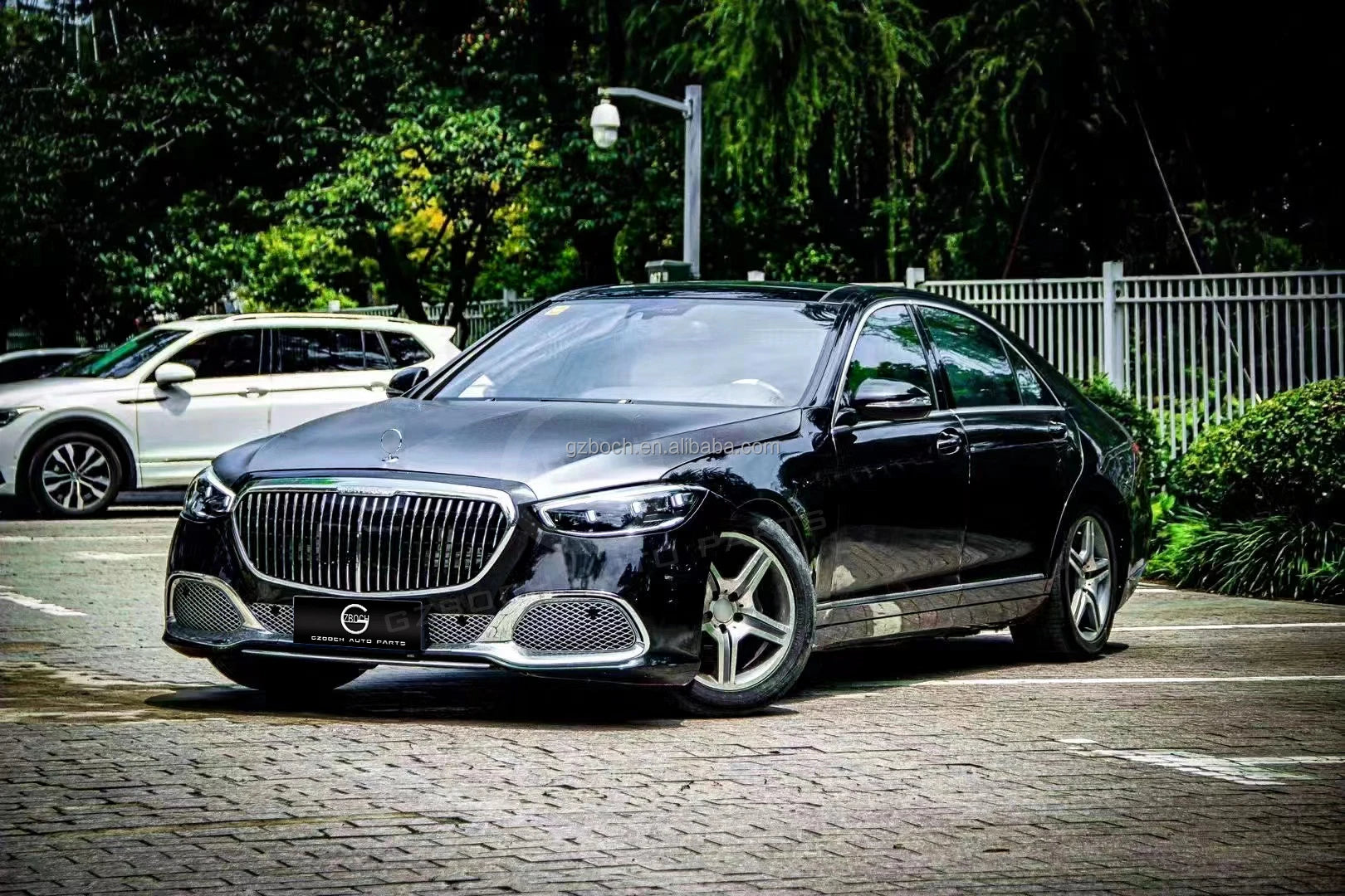 Old to New 221 to 223 Bodykit for Mercedes W221 S-Class S600 S500 S350 Upgrade W223 Maybach Car Bumper Fender Hood Headlight